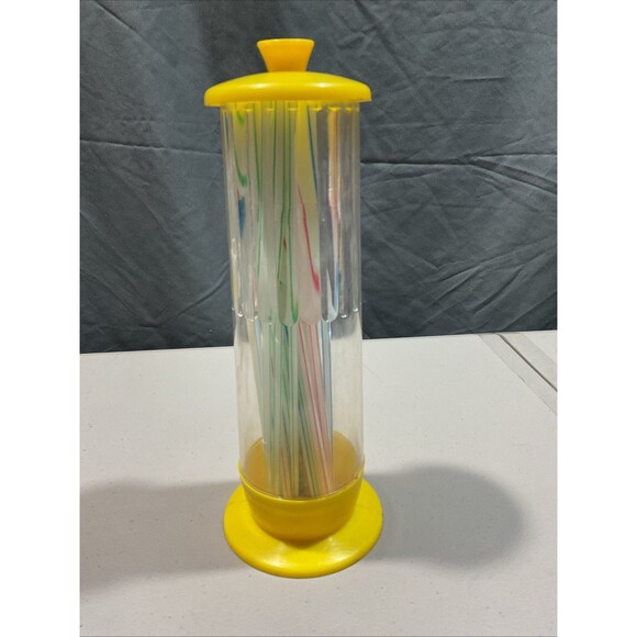 Vintage Japan Plastic Straw Dispenser - Picture 1 of 5
